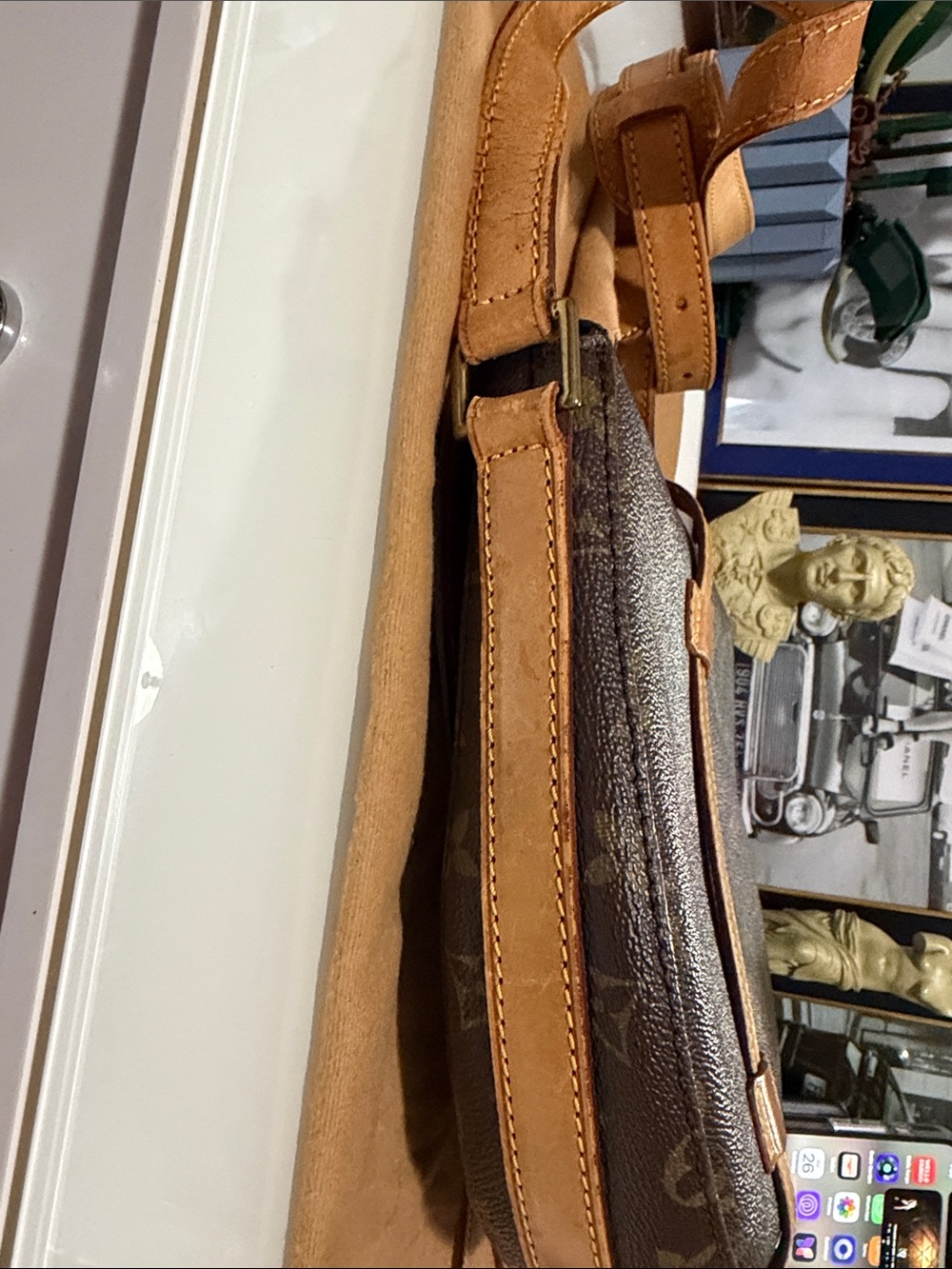 Louis Vuitton Monogram Canvas Crossbody Bag in Brown - Picture 5 of 16
